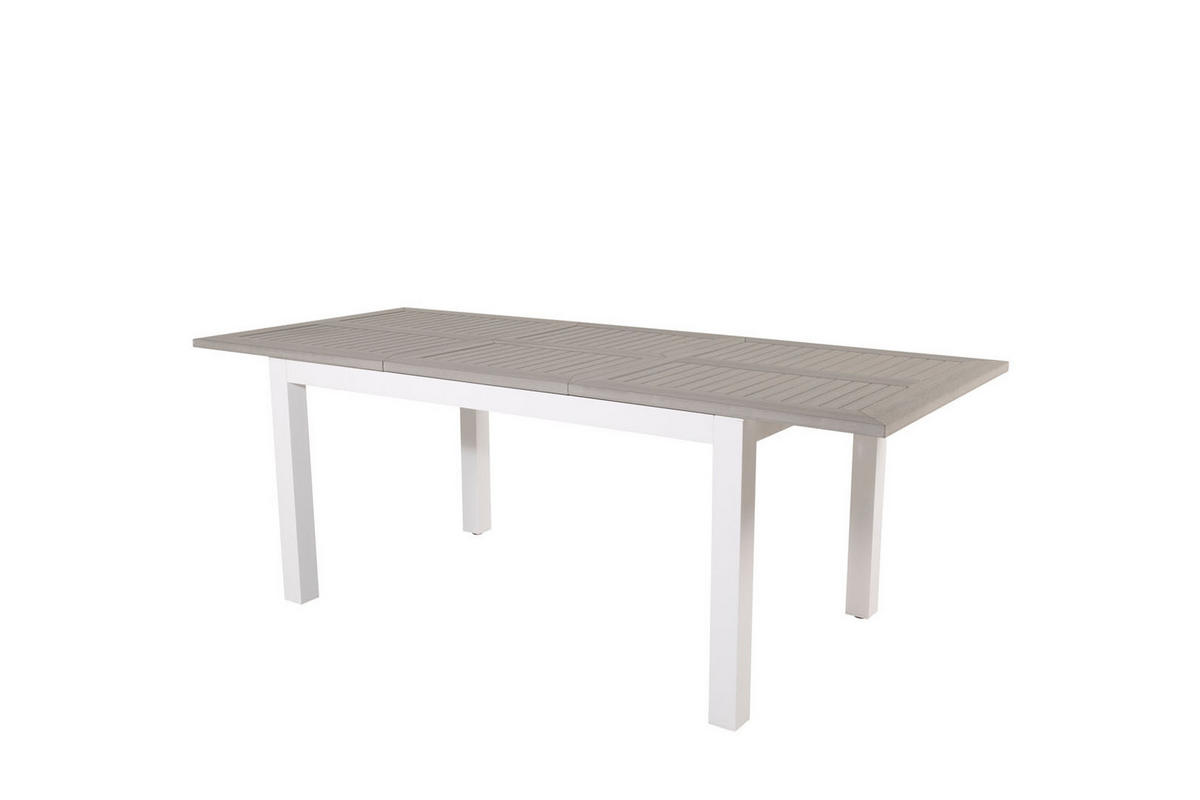 GARTENTISCH Weiß - Weiß, Holzwerkstoff (210/90/75cm) - ebuy24