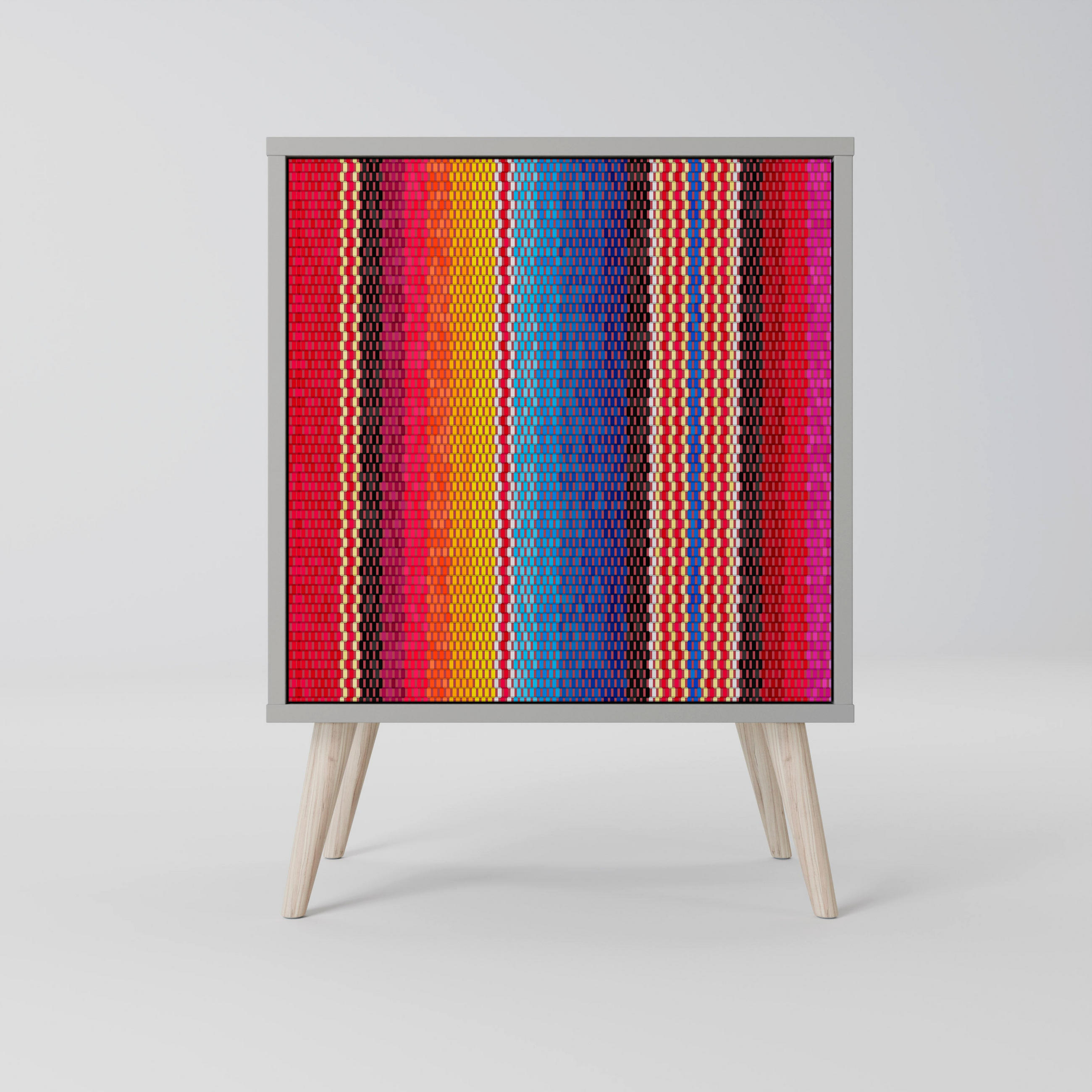 SpaceRebels Sideboard Grau 57.5x77.5x42 cm