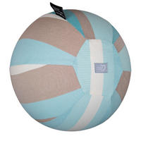 KINDERBALL Luftballon-Hülle - Türkis/Beige, Textil (25/25/25cm) - Hoppediz