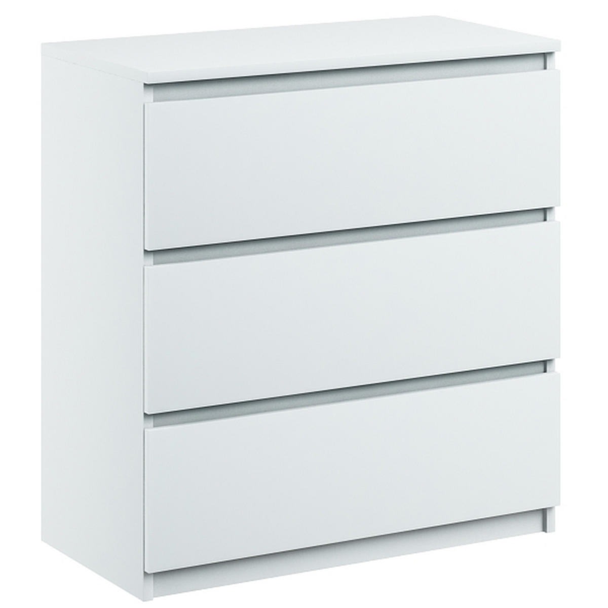KOMMODE bella3 - Weiß, Holzwerkstoff (60/76/35cm) - roe furniture