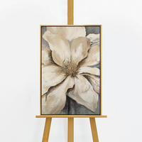 GEMÄLDE Goldene Blüte Schattenfugenrahmen Gold 60x40 cm - Goldfarben, Holz (60/40cm) - YS-art gallery