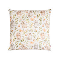 KISSSENHÜLLE Hoppel 50/50 cm - Taupe/Beige, Textil (50/50cm)
