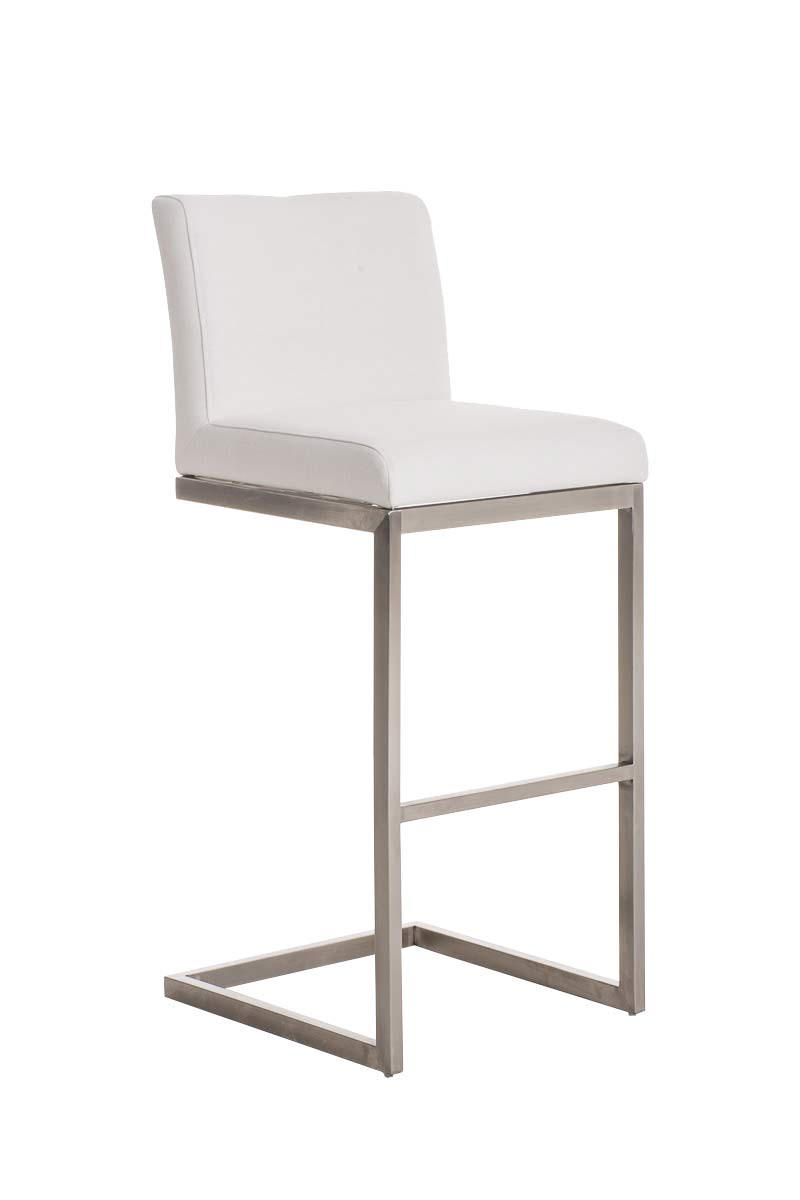 Deluke Barhocker Weiß 42x104x48 cm