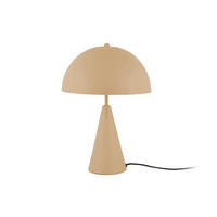 TISCHLAMPE Pilz Sublime Ø 25 cm - Beige, Metall (25/25/35cm) - Leitmotiv