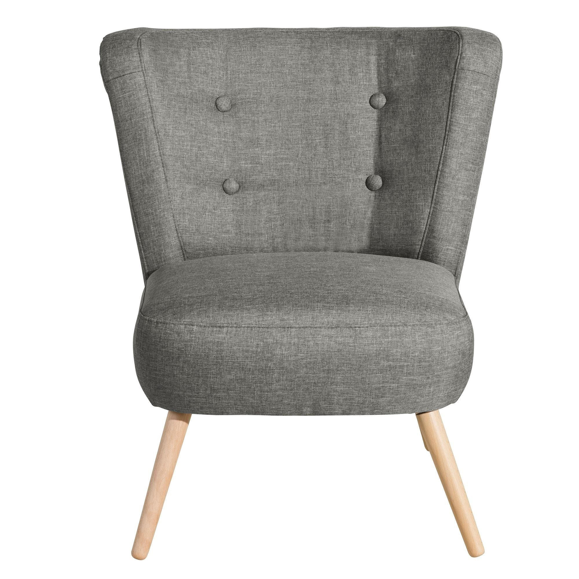 SESSEL Kassi Bezug Flachgewebe Buche natur / hellgrau - Hellgrau, Kunststoff (69/80/68cm) - 58aufmkessel