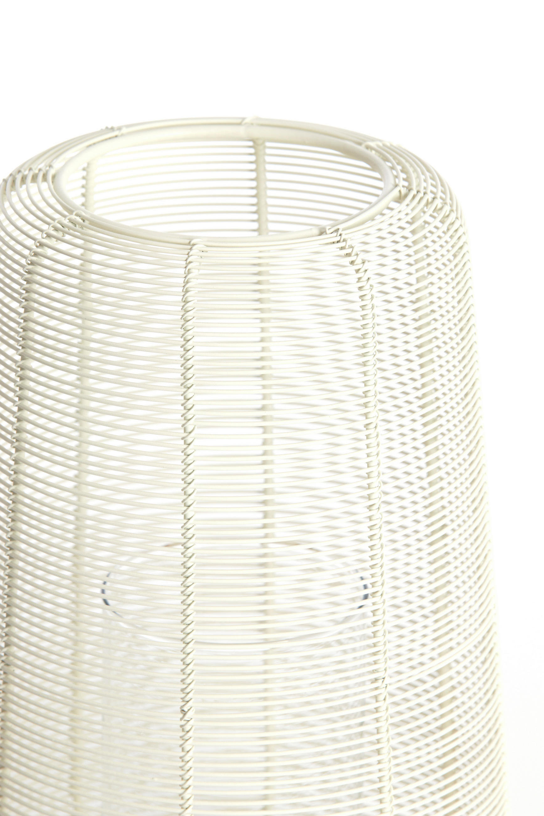 WINDLICHT Adeta Weiß Ø19,5/30 cm - Weiß, Metall (19.5/30/19.5cm) - Light & Living