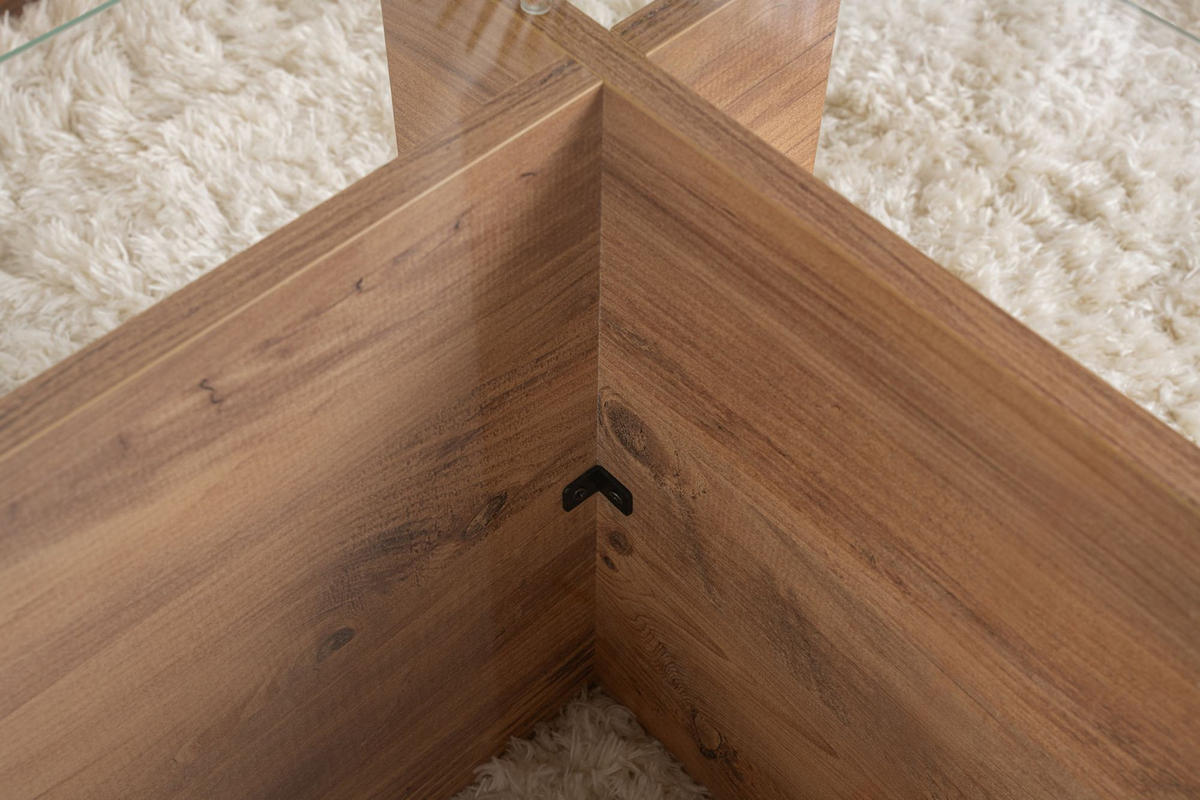 COUCHTISCH vetrino Braun - Braun, Holz (105/65/40cm) - Habitat Garten