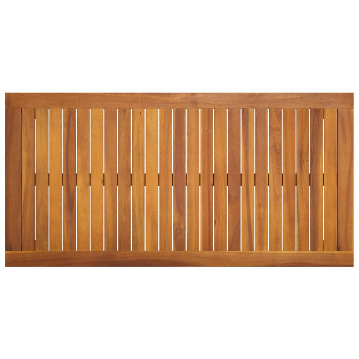 GARTENTISCH 110/55/67 Cm Massivholz Akazie - Braun, Holz (55/110/67cm) - vidaXL