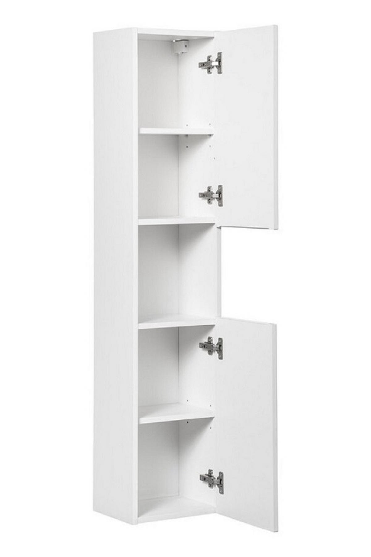 BADMÖBEL-SET 5Teile - Nova White N BM31 in Weiß / Coast Evoke Eiche - Weiß/Eiche Artisan, Holz (80/140/40cm)