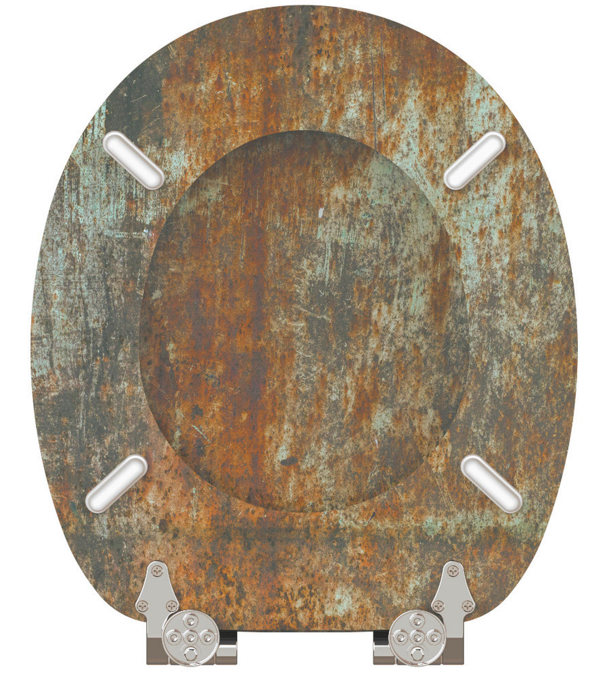 WC-SITZ mit Absenkautomatik Rusty - Braun, Holzwerkstoff (38/6/47cm) - Sanilo