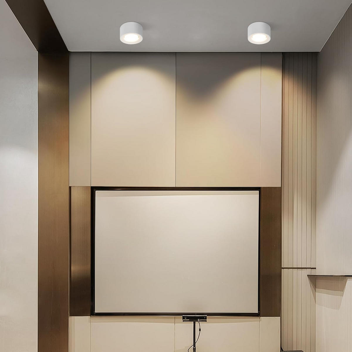 DECKENSTRAHLER Lichtara 6.5/6.5/12 cm (4er-Set) - Weiß, Metall (12/6.5/6.5cm) - ZMH