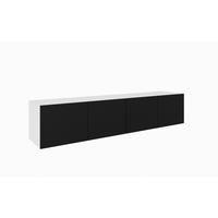 TV-SCHRANK LIO - Schwarz/Weiß, Holzwerkstoff (200/41/40cm) - Meblini