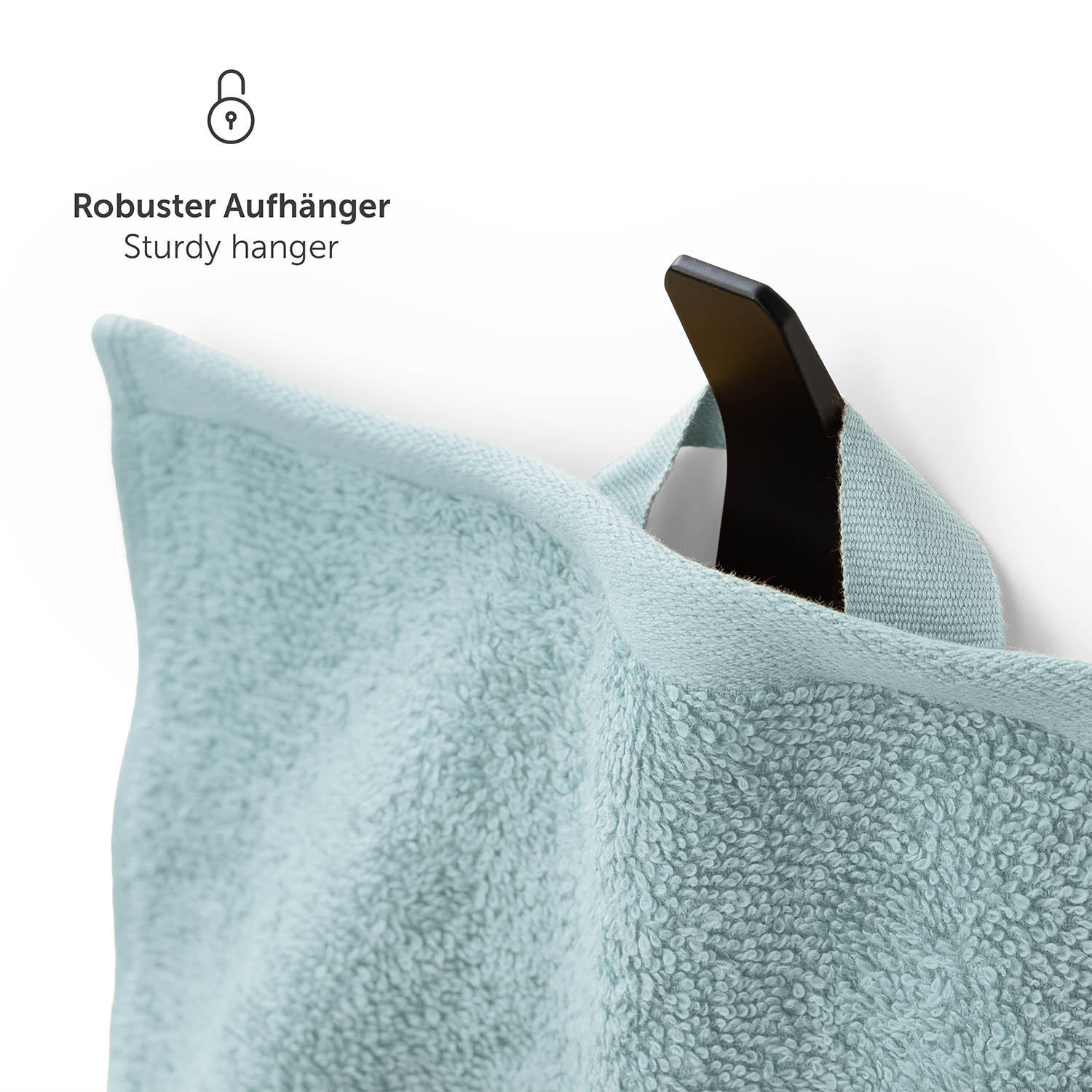 Blumtal Badetuch Hellblau 70x140 cm