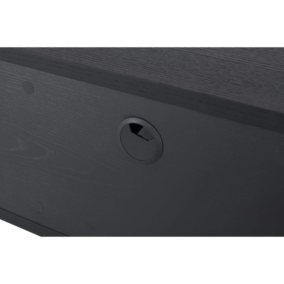 TV-ELEMENT Schwarz - Schwarz, Holz/Metall (160/50/45cm) - Furnhouse
