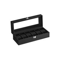 UHRENBOX DJIBOUTI - Schwarz, Glas (30/8/11.2cm) - Hansiro