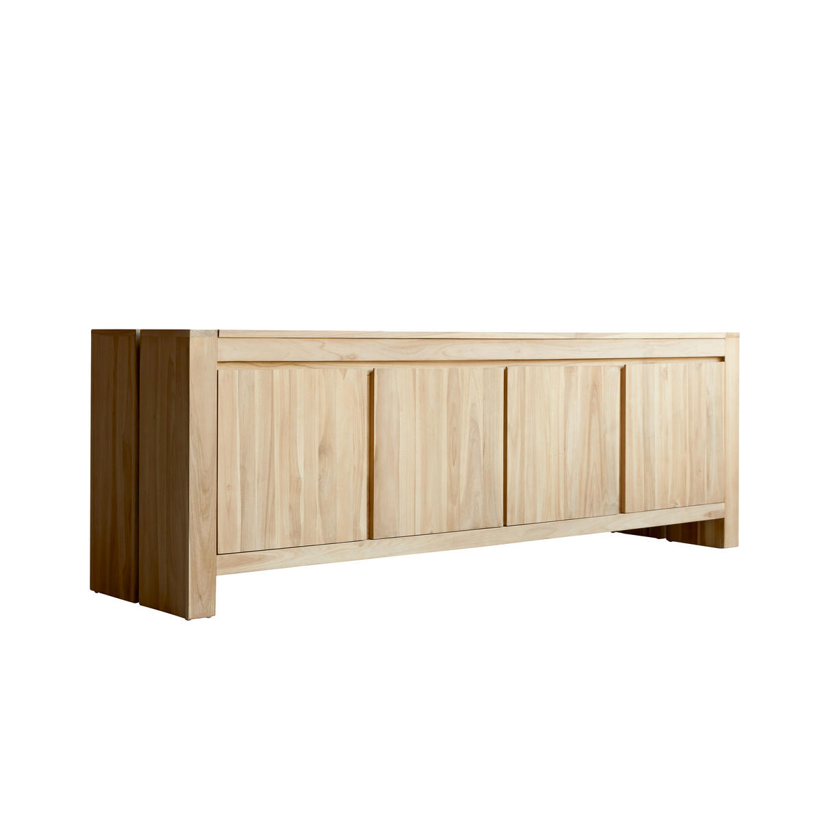 SIDEBOARD Eden Natur aus Teak - Naturfarben, Holz (210/70/50cm) - Tikamoon