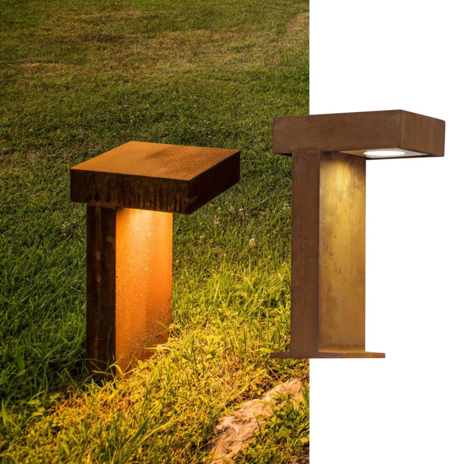 WEGELEUCHTE Rusty Rostfarbig - Rostfarben, Metall (25/25/40cm) - SLV