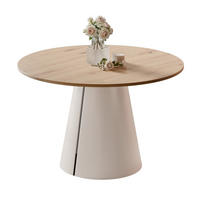 AUSZIEHTISCH BASE 120-196/76 cm, Kaschmir / Artisan-Eiche - Kaschmir/Eiche Artisan, Holzwerkstoff/Metall (120/120/76cm) - Idohome