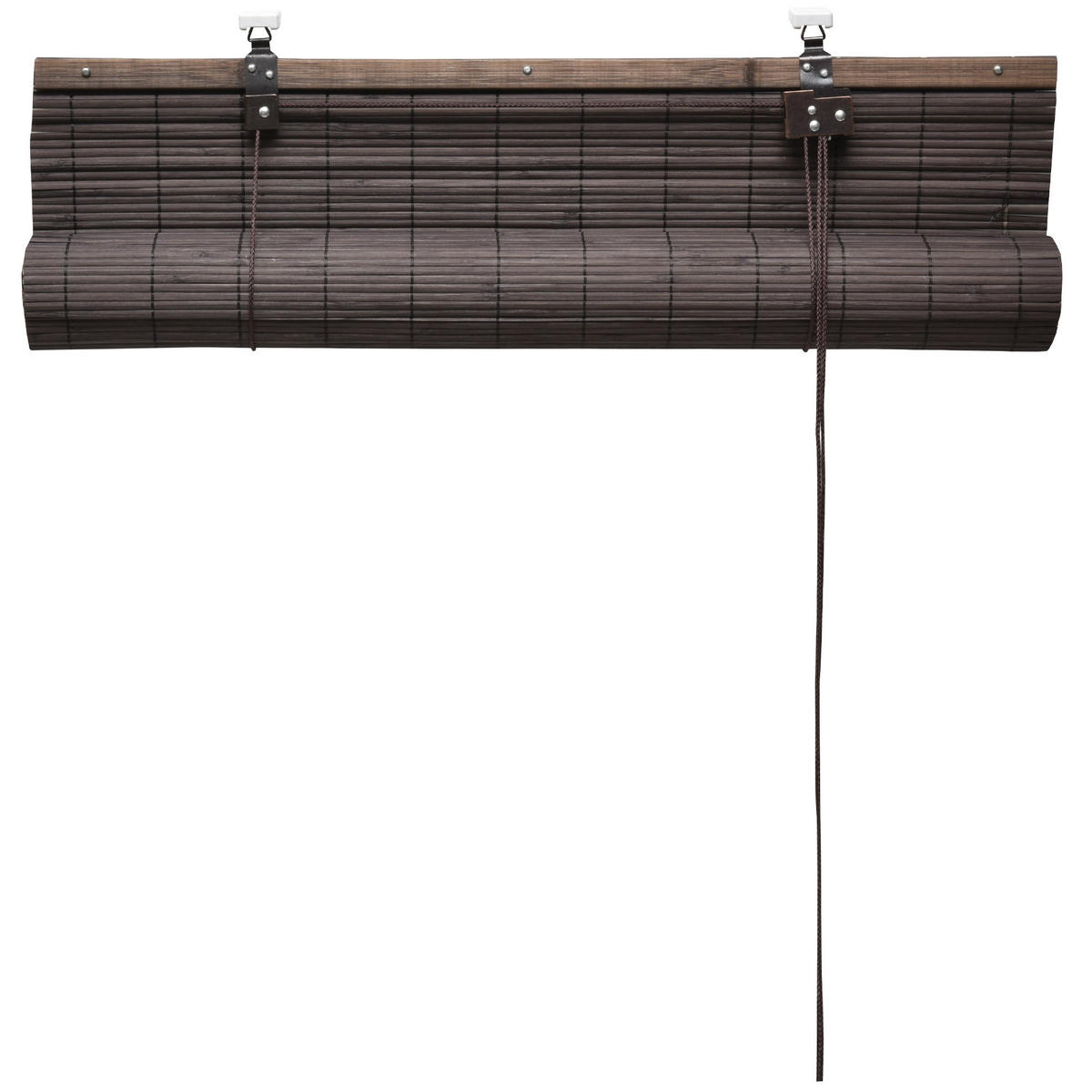 BAMBUSROLLO SolDecor B86 140x160cm Braun - Dunkelbraun, Holz (140/160cm) - Sol Royal
