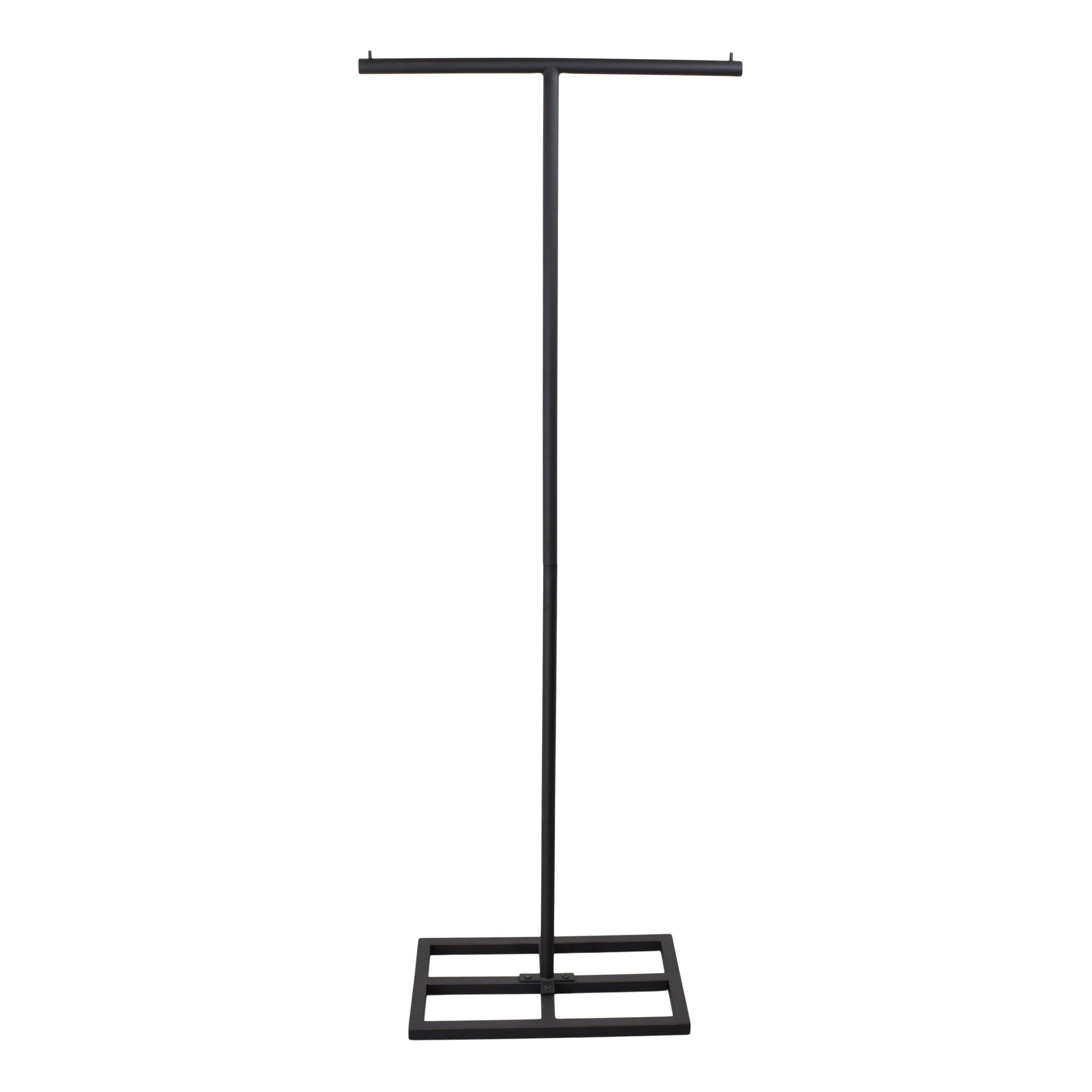 KLEIDERSTÄNDER Fabri3 Schwarz - Schwarz, Metall (30/165/50cm) - LOFT42