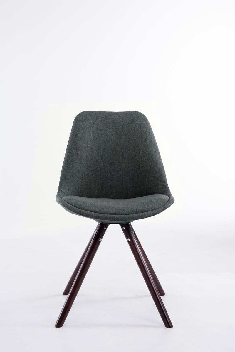 Thumbnail - CLP Stuhl, Dunkelgrau, Textil, 48x84x56 cm, Esszimmer, Stühle, Esszimmerstühle, Vierfußstühle