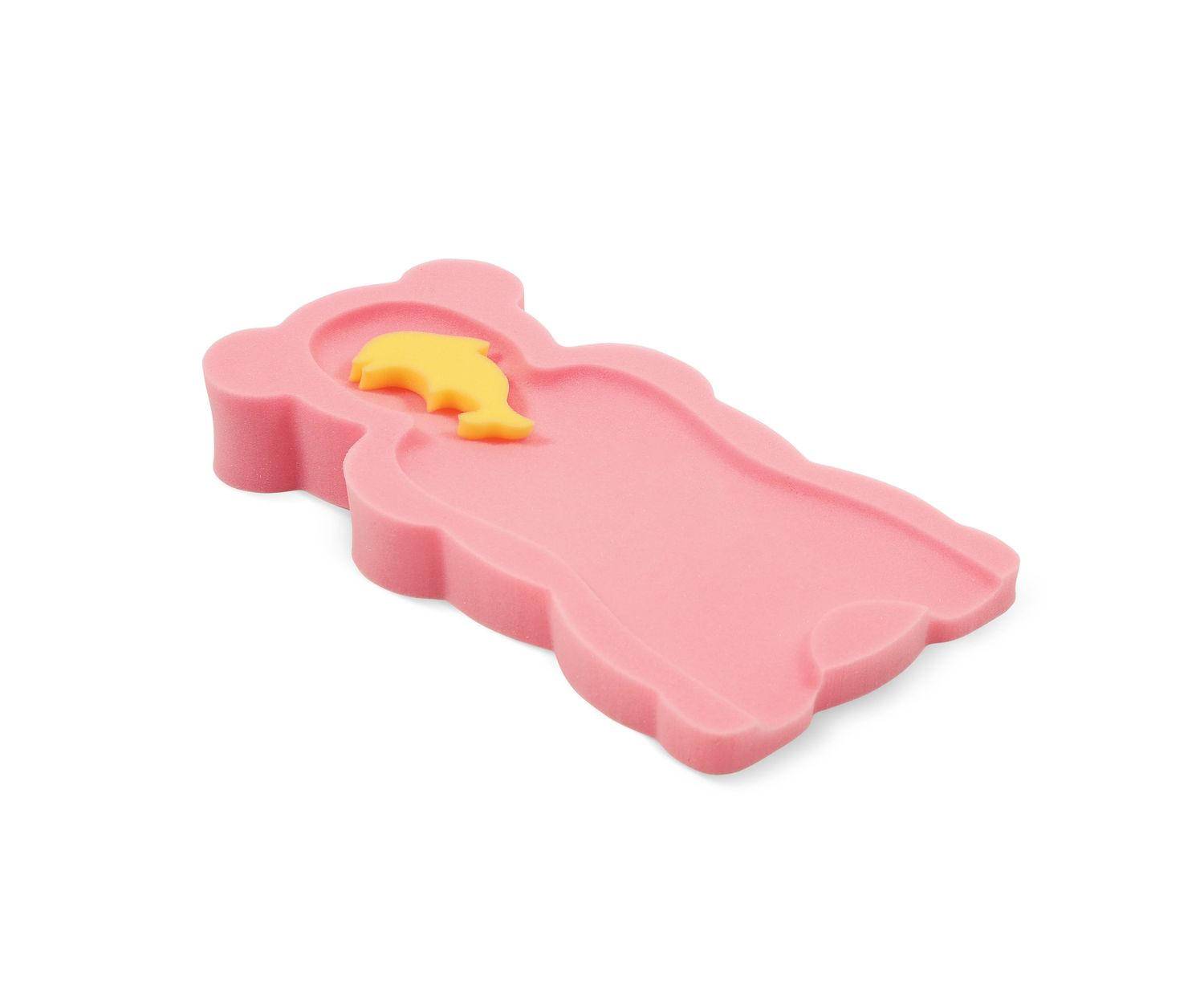 BABYBADEWANNE Einlage Maxi rosa Schwamm, PU-Schaum, verschiedene Motive - Rosa, Kunststoff (27.5/50.5cm) - Lorelli