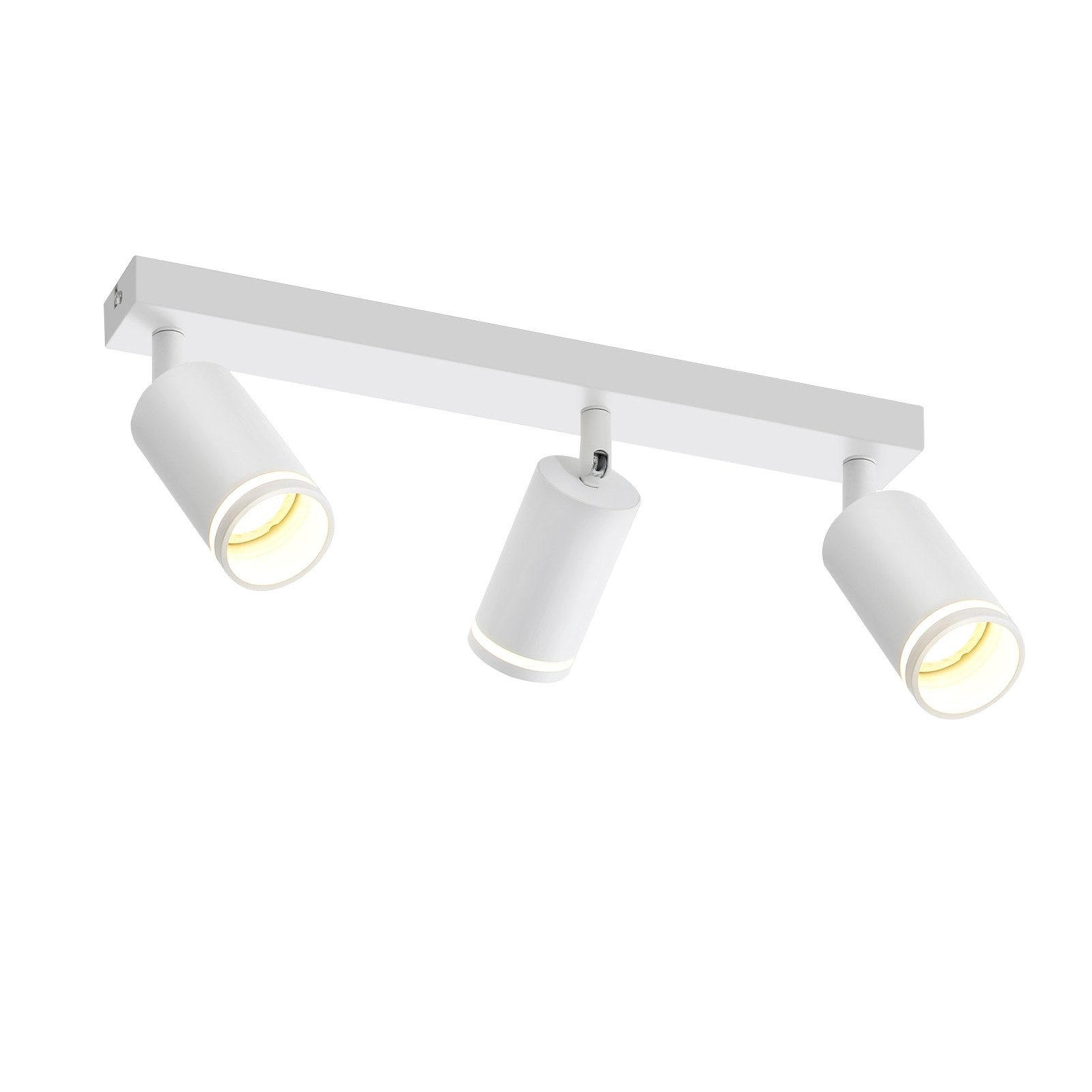 STRAHLER Fein 3-flammig 43/5/17 cm - Weiß, Metall (43/5/17cm) - ZMH