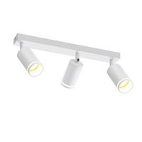 STRAHLER Fein 3-flammig 43/5/17 cm - Weiß, Metall (43/5/17cm) - ZMH