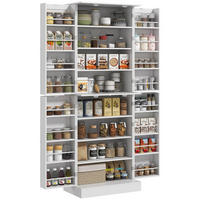 MEHRZWECKSCHRANK DE-11136 Verstellbare Böden Weiß - Weiß, Holzwerkstoff (35/166/60cm) - ComfortXL
