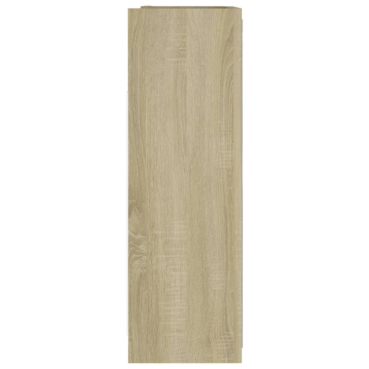 BAD-SPIEGELSCHRANK Sonoma-Eiche 62,5/20,5/64 Cm Holzwerkstoff - Braun, Holz (62.5/20.5/62.5cm) - vidaXL