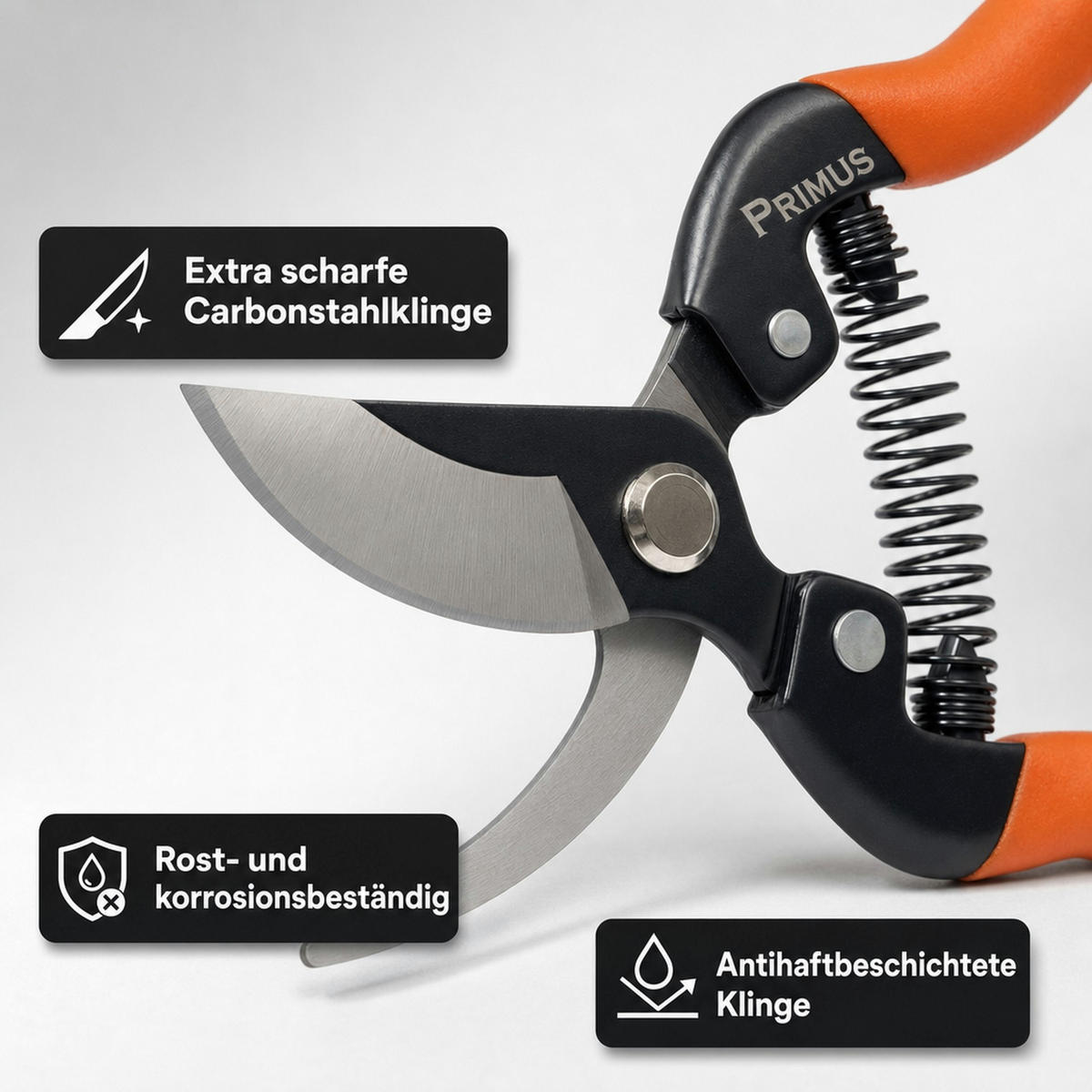 ROSENSCHEREN Set - Rosenkavalier und Rosenwunderschere - Orange, Metall (12.4/3.1/14.9cm) - Westfalia