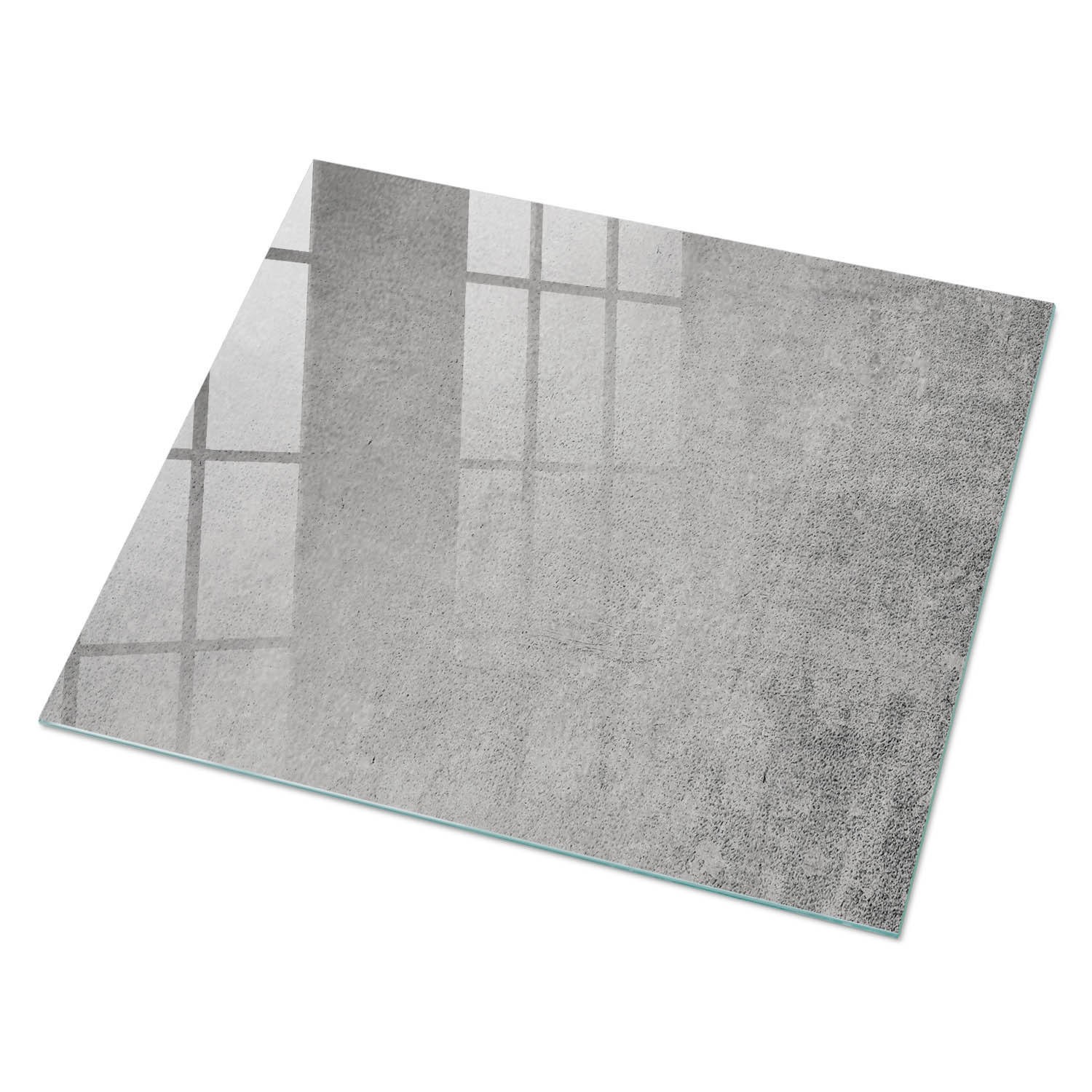 GLASPLATTE 80x60 cm – Graue Textur - Braun, Glas (0.4/80/60cm) - ArtPrintCave