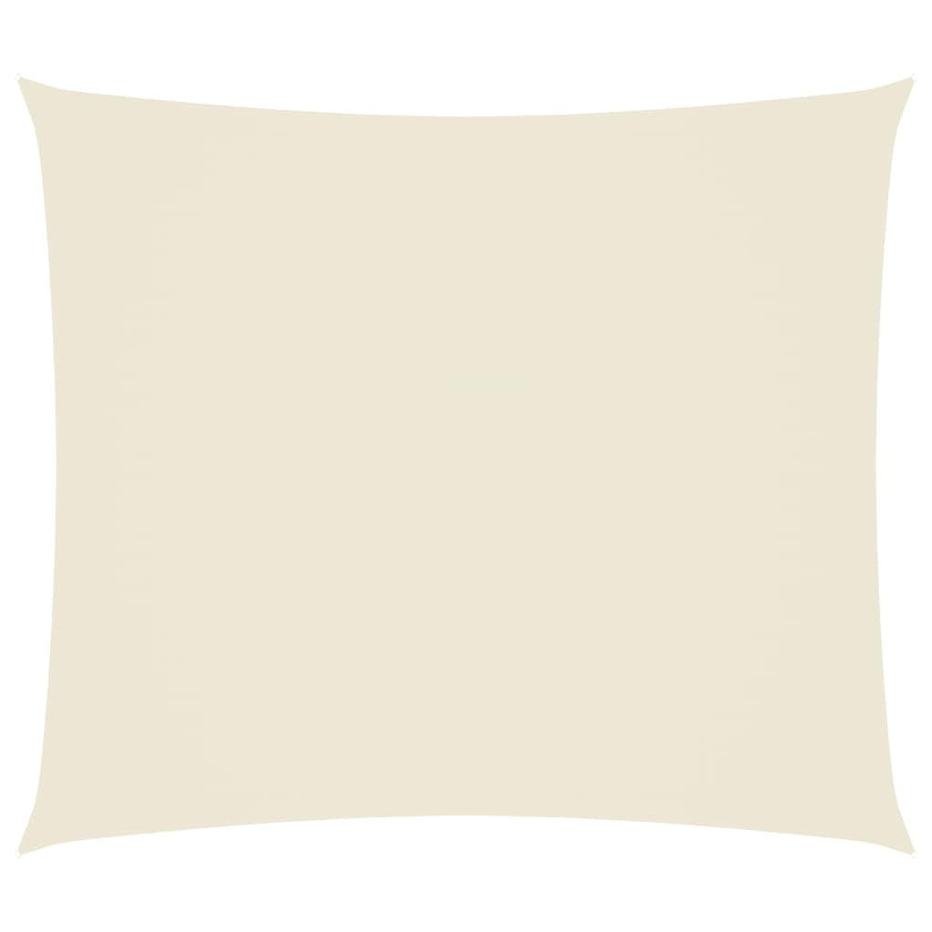 SONNENSEGEL Oxford-Gewebe Rechteckig 2x2,5 m Creme - Creme, Textil (250/200cm) - furnicato