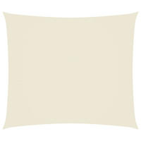 SONNENSEGEL Oxford-Gewebe Rechteckig 2x2,5 m Creme - Creme, Textil (250/200cm) - furnicato