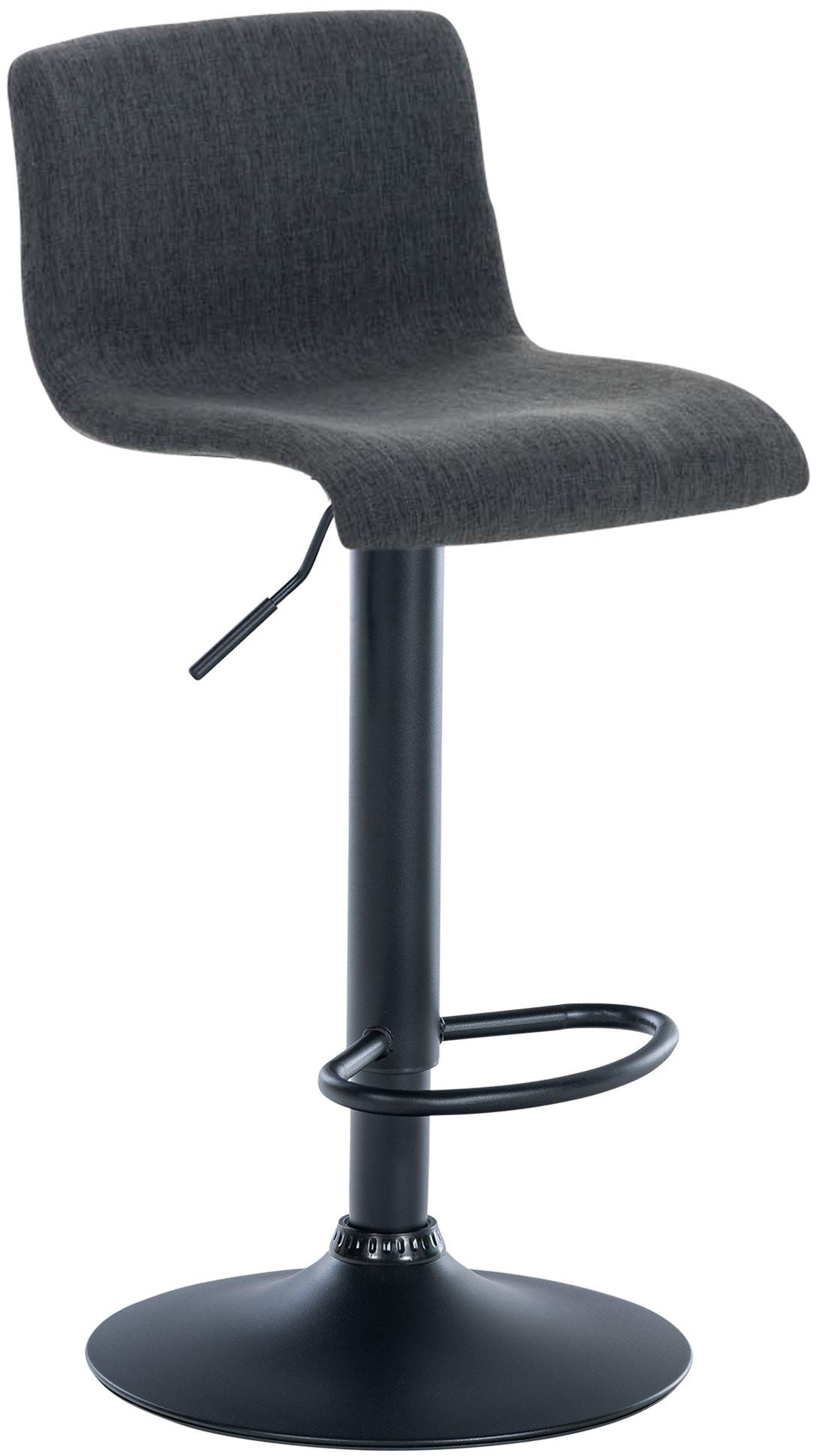 Deluke Barhocker Dunkelgrau 39x84x36 cm