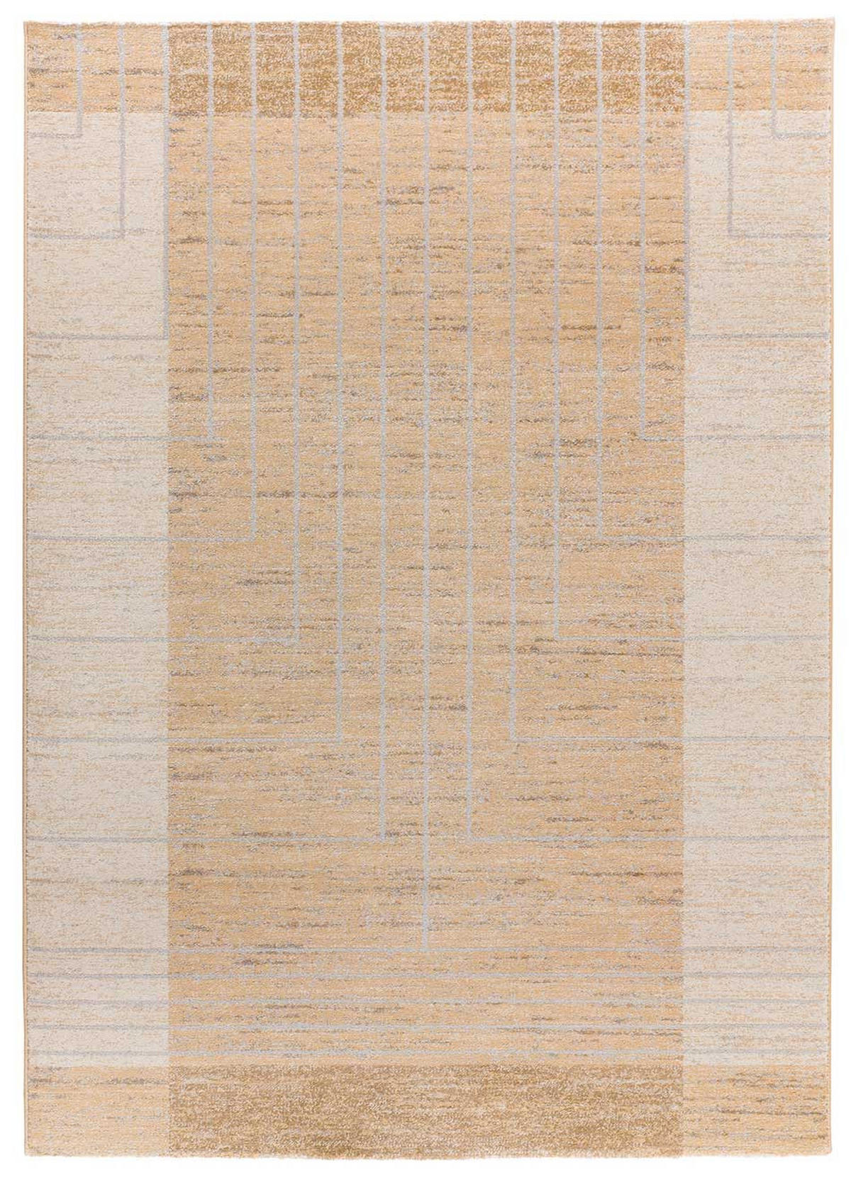 WEBTEPPICH beige Craft 133/190 cm - Beige, Naturmaterialien/Textil (133/190cm) - Atticgo