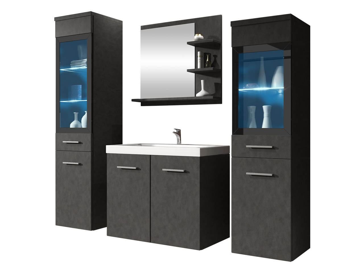 MOBILIER DE BAIE Madrit I cu iluminat LED RGB