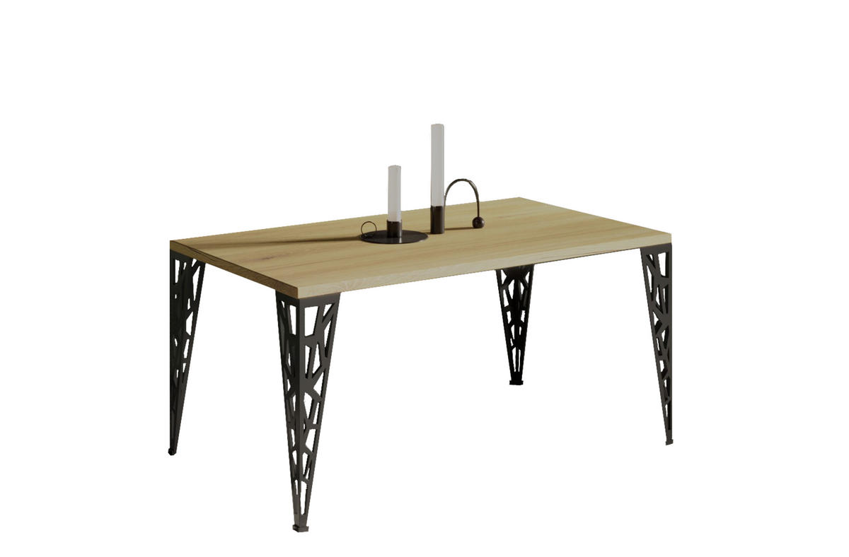 COUCHTISCH Monza - Eichefarben, Holzwerkstoff (100/60/51cm) - Endo-Moebel