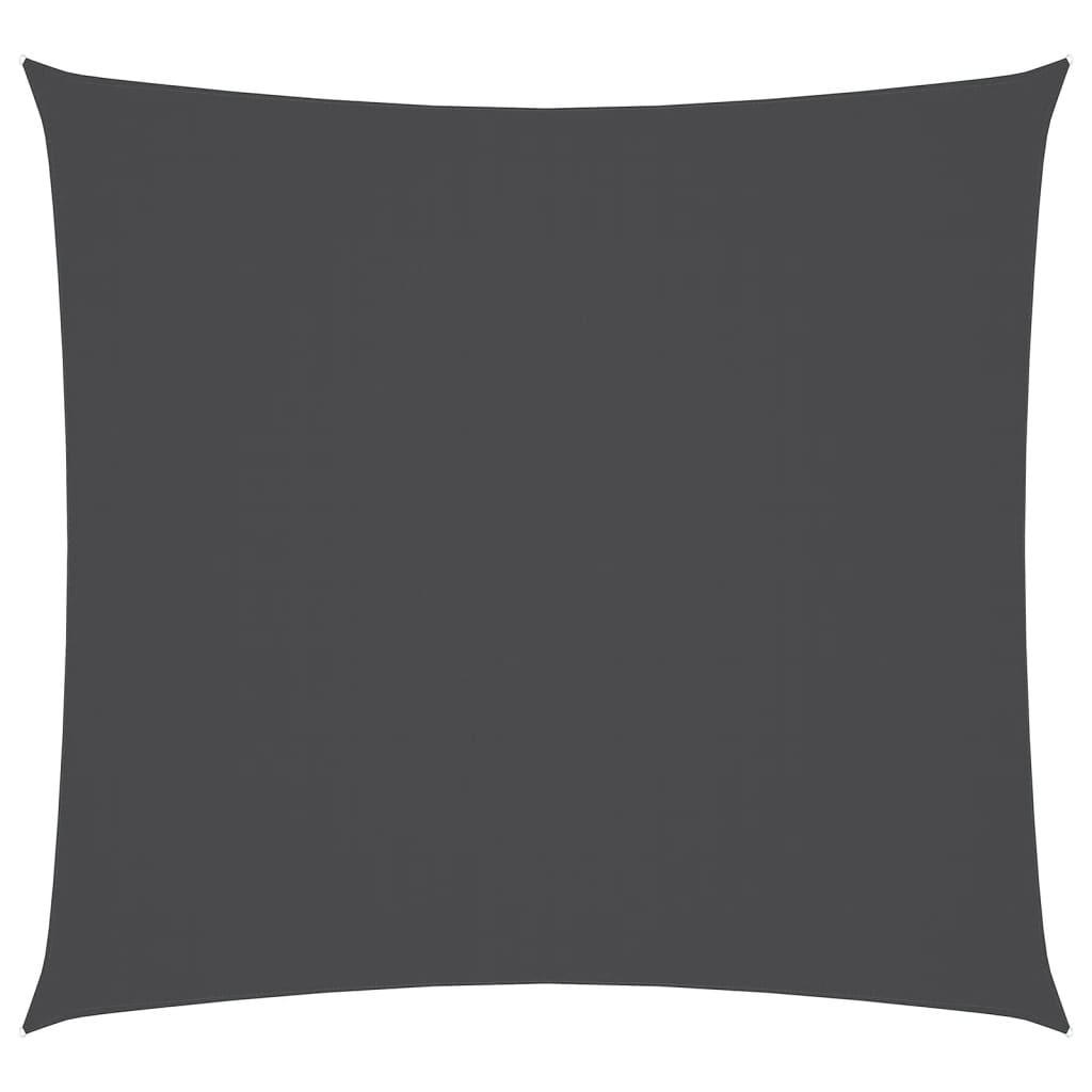 SONNENSEGEL Oxford-Gewebe Quadratisch 7/7 M Anthrazit - Anthrazit, Textil (700/600cm) - vidaXL