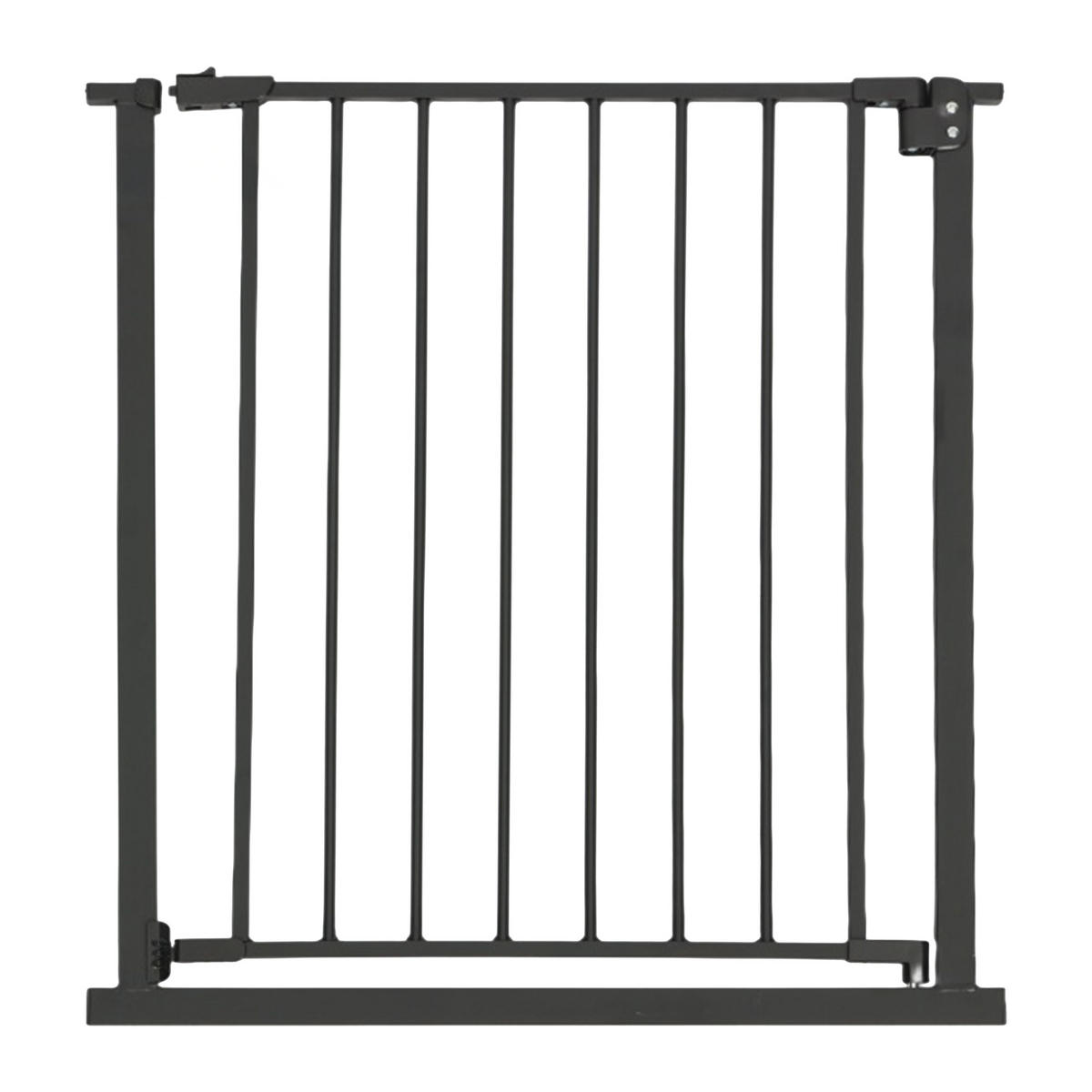 TREPPENSCHUTZGITTER - Schwarz, Kunststoff/Metall (80/1cm) - Relaxdays