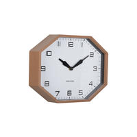 WECKER Modern Factory Octagon Braun 32/32/26 cm - Braun, Kunststoff (32/26/32cm) - Karlsson