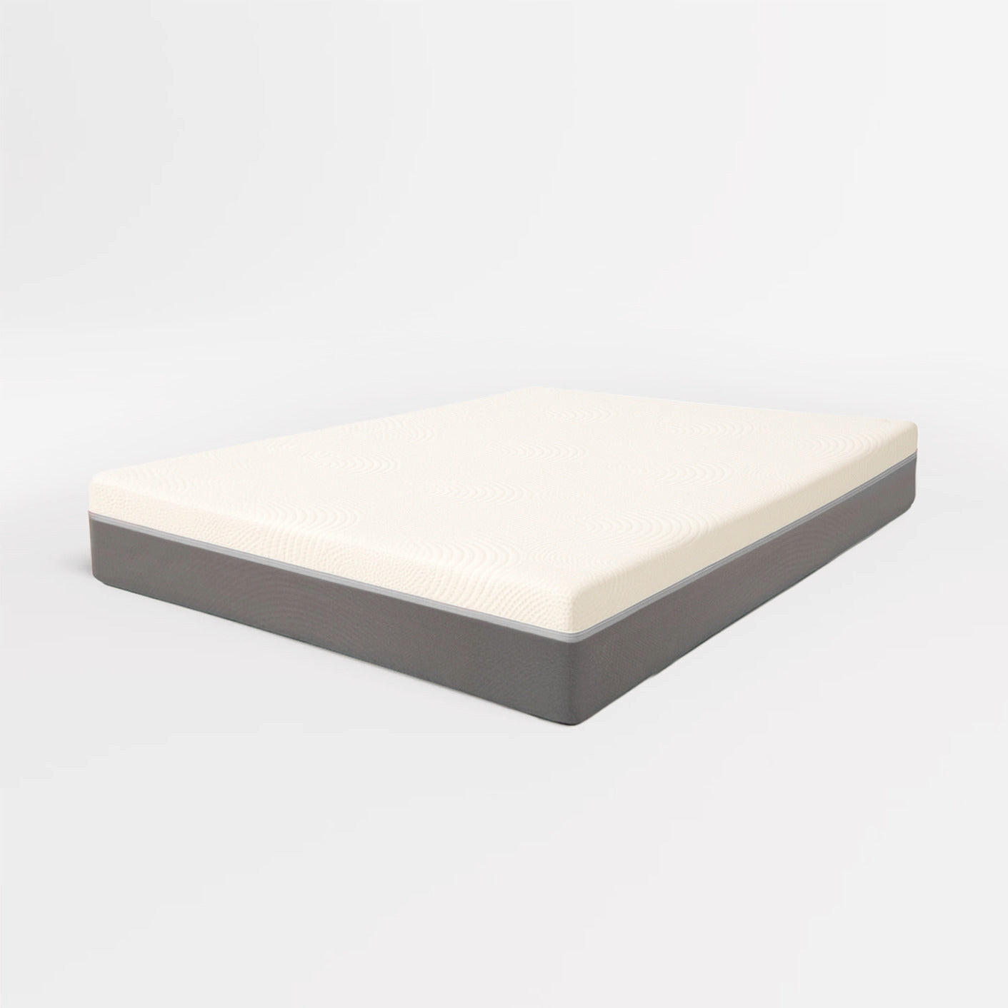MATRATZE 90x200 Memory Schaum und Waterfoam Hoch 22 cm | Orthopädische und Hypoallergene Matratze - Weiß, Textil (90/200cm) - The White Stone