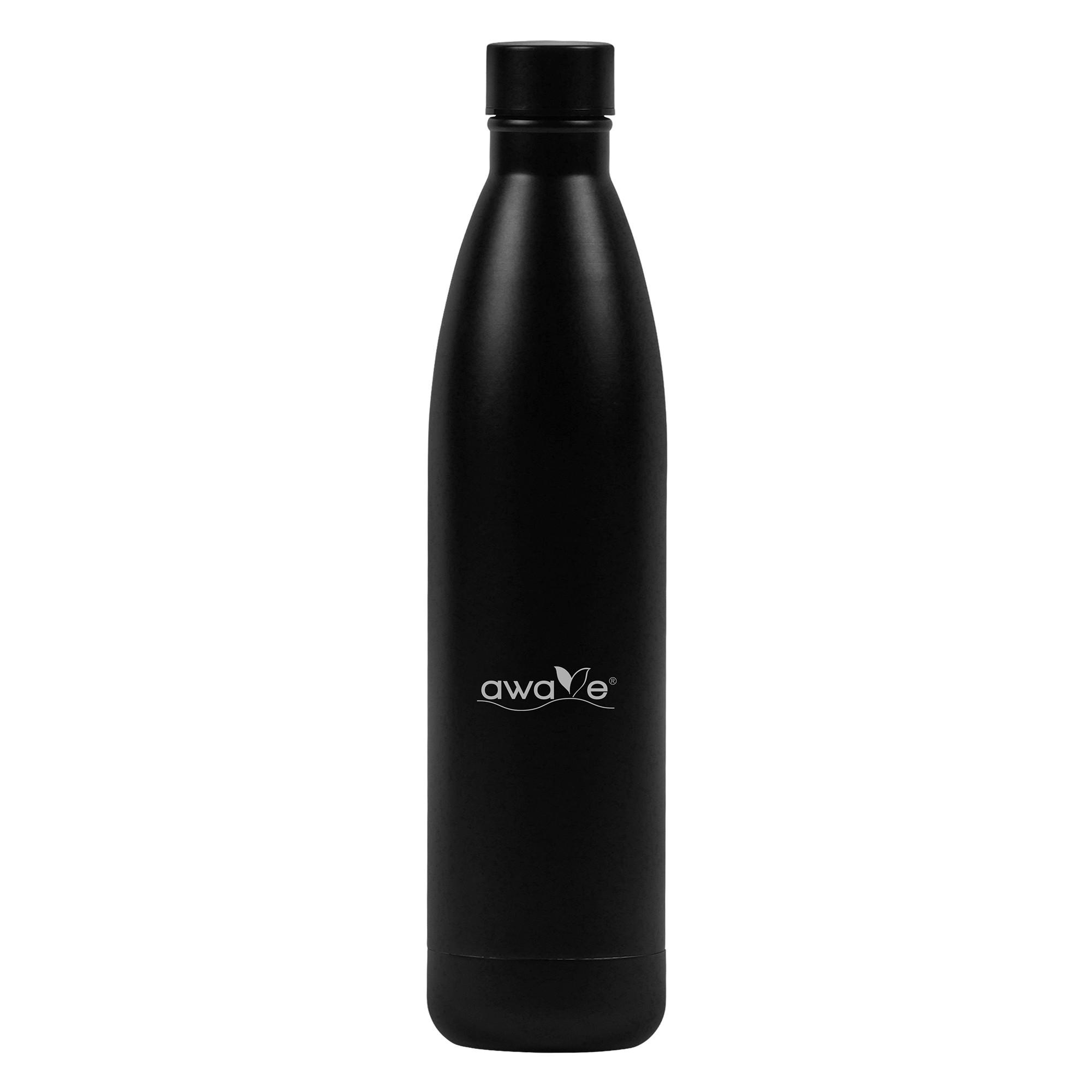 TRINKFLASCHE - Schwarz, Metall (0.75L) - Stoneline