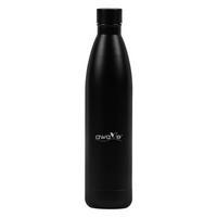 TRINKFLASCHE - Schwarz, Metall (0.75L) - Stoneline
