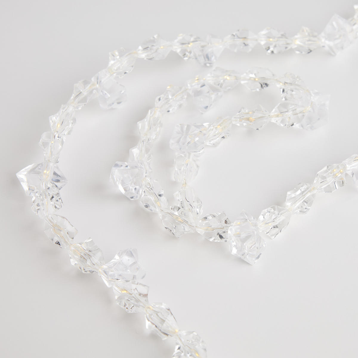 LICHTERKETTE Bosse, Transparent, 180 cm, Dekorative Weihnachtsdeko - Transparent, Kunststoff (180cm) - home&you