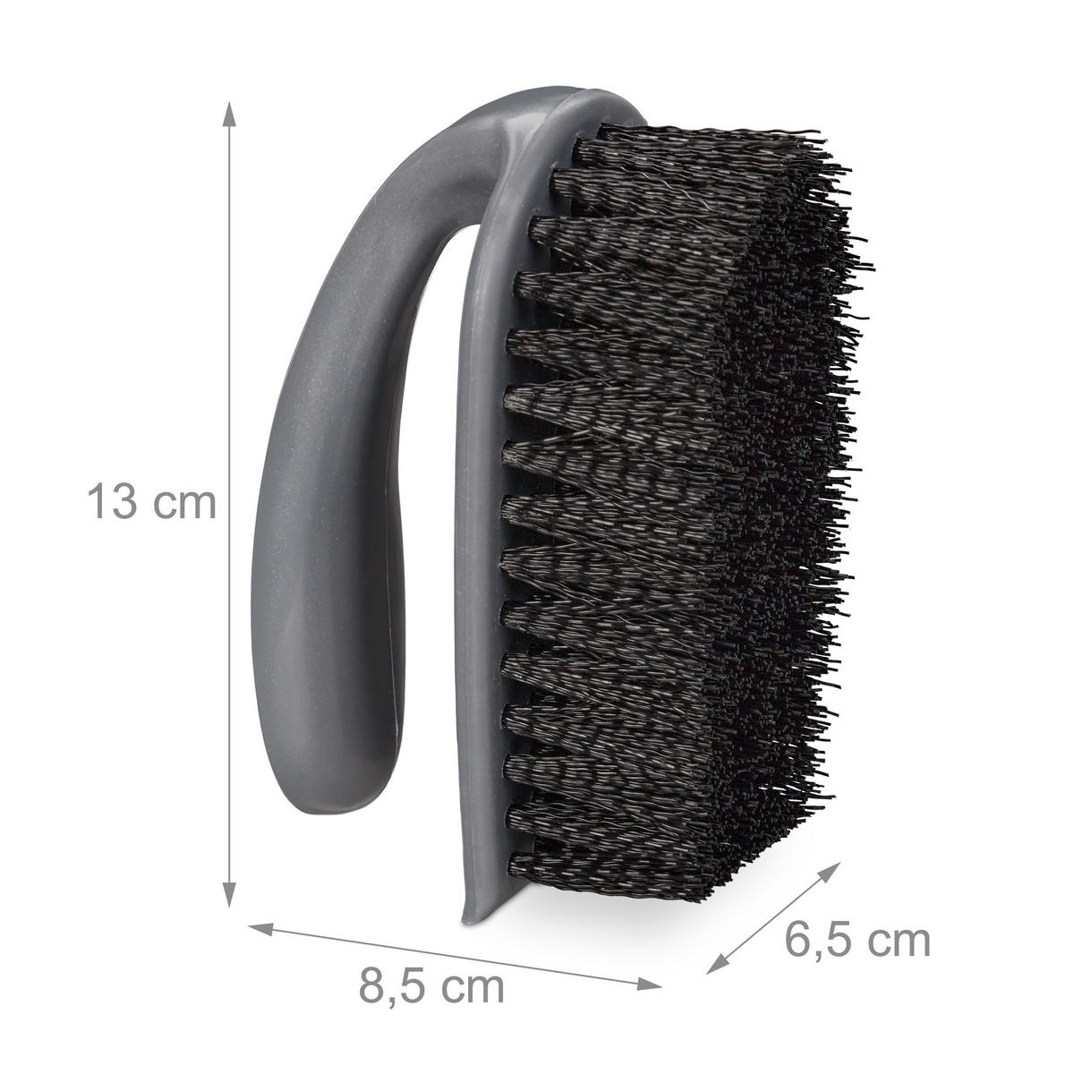 6XSCHEUERBÜRSTE - Multicolor, Kunststoff (6.5/13/8.5cm) - Relaxdays