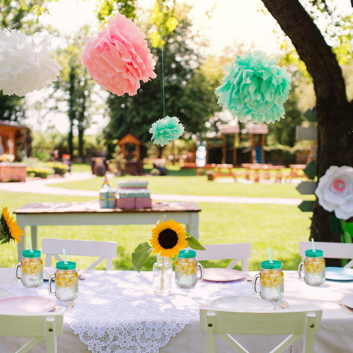 8XKOZAREC za pitje - turkizna, kovina/steklo (0.5L) - Relaxdays