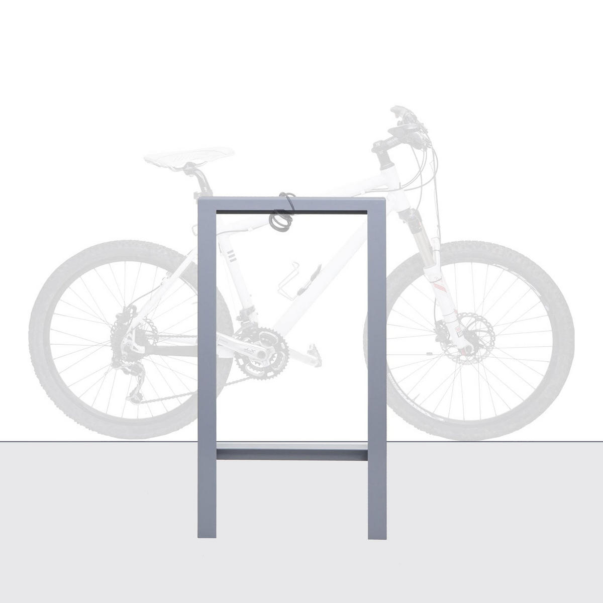 FAHRRADSTÄNDER 115x60x6cm Grau - Grau, Metall (60/115/6cm) - PROREGAL