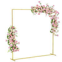 ROSENBOGEN DE-18337 2 m hoch für Hochzeit & Dekoration Gold - Goldfarben, Metall (200/200/40cm) - ComfortXL