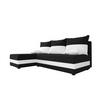 ECKSOFA HEWLET L Rainbow 15+31 Links mit Schlaffunktion - Schwarz, Textil (200/140cm) - Bedante